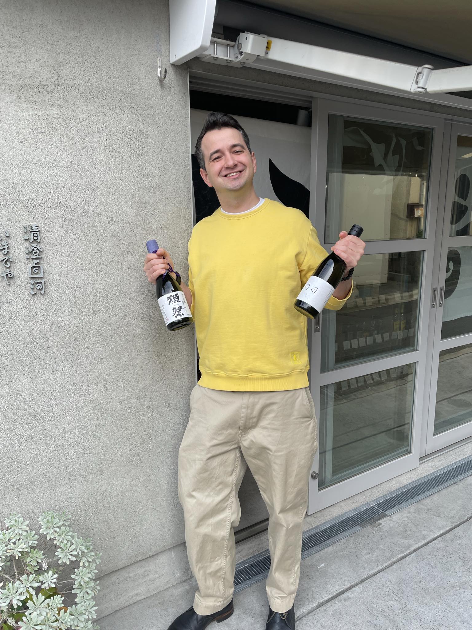 Selling Sake in Ginza with Maksim Polkin